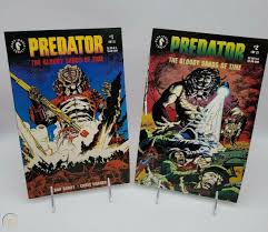 Predator The Bloody Sands of Time #1-2 Complete Set Comic Books Dan Barry  Signed | #3788576301