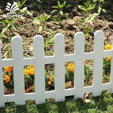 White Sectional Plastic Fence Pg