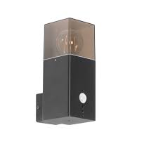 Outdoor Wall Lamp Black Ip44 With