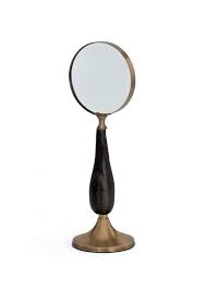 Go Home Brass Stand Up Magnifying Glass