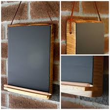 Hanging Chalkboard Tablet With Chalk