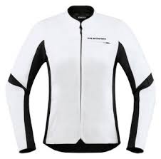 Details About Icon Motosports Womens Overlord Ce Leather Riding Jacket White Choose Size