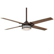 Most ceiling fans have an electrical switch that allows one to reverse the direction of rotation of the blades. Aire A Minka Group Design Rustic 54 In Integrated Led Indoor Oil Rubbed Bronze Ceiling Fan With Light 04625 The Home Depot