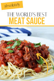 best pasta meat sauce you ll ever have