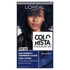 26+ dazzling blue black hair color ideas. L Oreal Colorista Blue Black Permanent Gel Hair Dye Hair Superdrug
