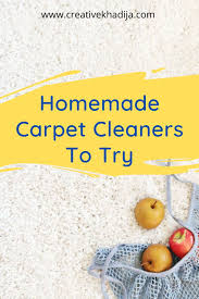best homemade carpet cleaner to refresh