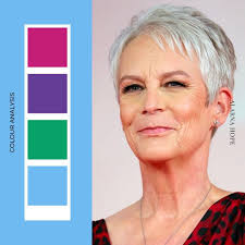 what colours to wear with grey hair