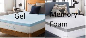 gel vs memory foam mattress toppers