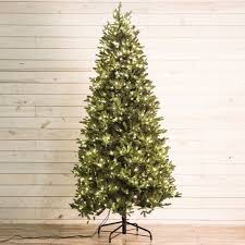 4.5 out of 5 stars. Holiday Living 7 5 Ft Pre Lit Montana Spruce Slim Artificial Christmas Tree With 800 Constant Warm White Led Lights Lowes Com Slim Artificial Christmas Trees Christmas Tree White Led Lights