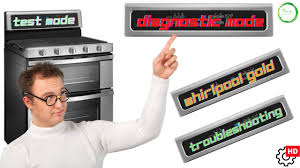 whirlpool oven diagnostic mode
