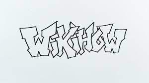 how to draw graffiti letters 13 steps