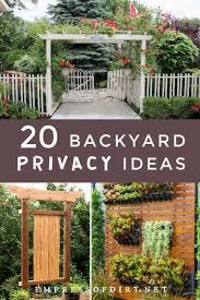 For example, tuck a small patio or deck next to your garage or home. 20 Ideas For Better Backyard Privacy Empress Of Dirt Backyard Fence Decor Privacy Landscaping Backyard Garden Privacy