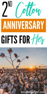 20 2nd cotton anniversary gifts for her