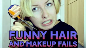 funny hair and makeup fails you