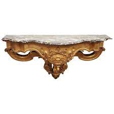 French Console Wall Mounted Table