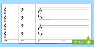 Blank Stave Sheets Blank Stave Sheets Music Compose Write