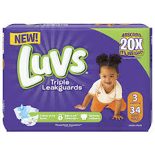 Luvs Triple Leakguards Diapers Size 3