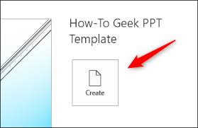 how to set a custom template as the