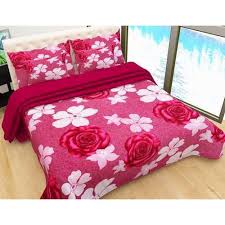 designer cotton double bed sheets set