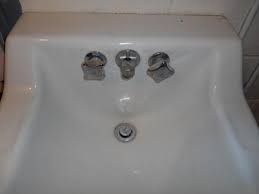 replacing old bathroom sink