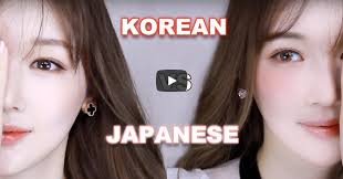 korean makeup vs anese makeup