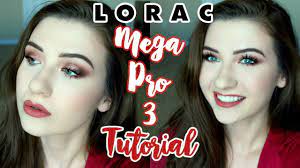 lorac mega pro 3 palette tutorial