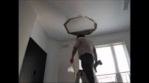 repair big hole in the ceiling