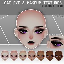 cat makeup doll head v2 update