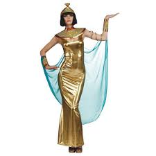 Details About Goddess Of The Nile Cleopatra Costume Egyptian Queen Gold Halloween
