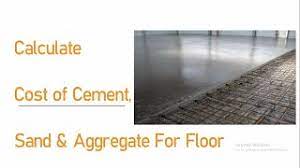 quany for concrete floor