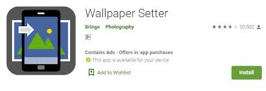 how to set wallpaper without zoom in