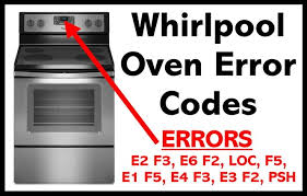 Whirlpool Oven Error Codes What To
