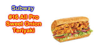 subway series 16 all pro sweet onion