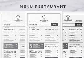This popular free restaurant menu template comes in a clean, classic layout that's very customizable in terms of fonts, color, and photos. 25 Best Free Restaurant Menu Templates For Ms Word Google Docs 2020