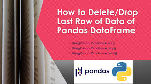 pandas delete last row from dataframe