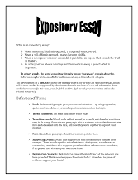 expository essay handout doc 