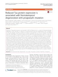 Savesave siu nim tau by chu shong tin for later. Reduced Tau Protein Expression Is Associated With Frontotemporal Degeneration With Progranulin Mutation Topic Of Research Paper In Clinical Medicine Download Scholarly Article Pdf And Read For Free On Cyberleninka Open Science