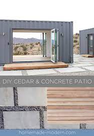 make concrete patio pavers