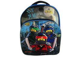 Black/Blue Lego Ninjago 16 3D Quilted Kids Children Toddler School  Multipurpose Laptop Backpack Bag