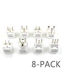 bestek 8 pack travel adapter plug converter