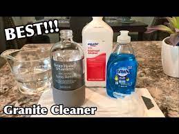 how to clean granite countertops easy