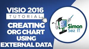 How To Create A Visio 2016 Org Chart Using External Data