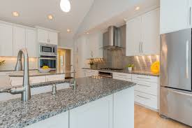 modern white kitchen stainless steel