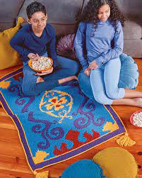 magic carpet throw blanket pattern