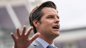 Matt gaetz at a rally at the trump national doral golf resort in april. Matt Gaetz Why This Trump Ally Is Fighting For His Political Life Bbc News