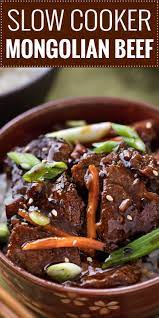 easy slow cooker mongolian beef recipe