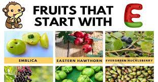 15 exquisite fruits that start with e