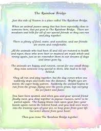 We are each a color of the rainbow, but which one? Rainbow Bridge Poem Digital Download Pet Loss Pet Sympathy Etsy