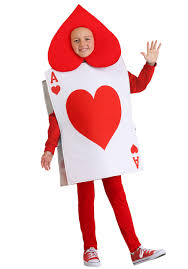 ace of hearts card kid s costume