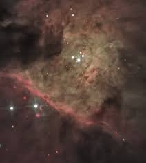Trapezium Cluster In Orion Nebula Detail